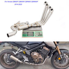 Sistema de exaustão tubo de ligação frontal para Honda CB650F CB650R CBR650 CBR650F 2014-2023, usado comprar usado  Enviando para Brazil