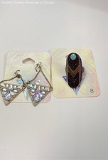 Brincos e strass Claire's Katy Perry coleção prisma 22,3 g novo com etiquetas comprar usado  Enviando para Brazil