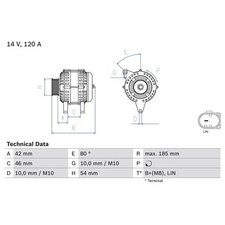 Bosch lichtmaschine ford gebraucht kaufen  Idar-Oberstein