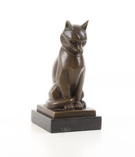 Bronzeskulptur einer katze gebraucht kaufen  Markt Schwaben