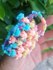 10 pulseiras de náilon encerado rosa CRAB feitas à mão para crianças no atacado comprar usado  Enviando para Brazil