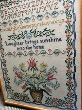 Sampler cross stitch for sale  Redford