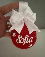 Palline natale feltro usato  Napoli