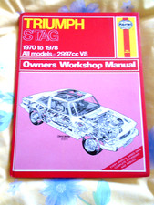 Haynes triumph stag for sale  GREAT YARMOUTH