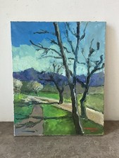Tableau peinture chemin d'occasion  Argenteuil