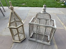vintage wooden bird cages for sale  FARNHAM