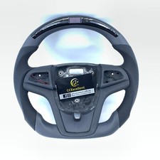 Usado, Volante de fibra de carbono real Chevrolet Camaro Malibu 2012-2015 comprar usado  Enviando para Brazil