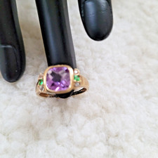 Amethyst goldring 9ct gebraucht kaufen  Idar-Oberstein