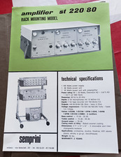 Ancien semprini amplificateur d'occasion  Béziers
