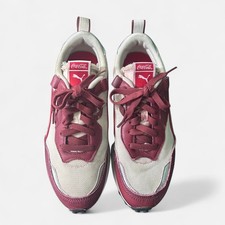 Tênis PUMA Coca-Cola x Rider FV prata vermelho intenso masculino 7 sapatos 387023-01 comprar usado Tênis PUMA Coca-Cola x Rider FV prata vermelho intenso masculino 7 sapatos 387023-01 comprar usado  Enviando para Brazil