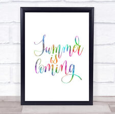 Summer coming rainbow for sale  UK