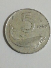 Moneta lire 1955 usato  Pontecagnano Faiano