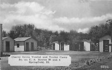 Cartão postal Springfield Illinois 1930 Cherry Grove trailer turístico acampamento 24-7985 comprar usado  Enviando para Brazil