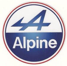 Alpine sticker vinyle d'occasion  Concarneau