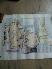 Bozzetto per quadro usato Bozzetto per quadro usato  Napoli