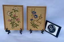 Vintage embroidered floral for sale  ST. AUSTELL