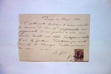 Autografo giovanni muzzioli usato  Italia