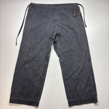 Usado, Calça Shureido Karatê Gi Masculina Grande Preta Uniforme de Artes Marciais Fabricada no Japão comprar usado  Enviando para Brazil