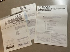 Original teac 3300sx d'occasion  Expédié en Belgium