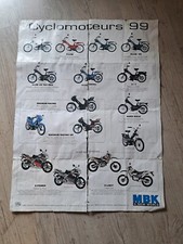 Ancien poster mobylette d'occasion  Chaumont