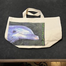 Bolsa tote de lona vintage 1991 Greenpeace golfinho natural feita nos EUA KG bolsas ecológicas comprar usado Bolsa tote de lona vintage 1991 Greenpeace golfinho natural feita nos EUA KG bolsas ecológicas comprar usado  Enviando para Brazil