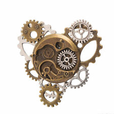 Broche movimento relógio steampunk engrenagem festa alfinete de lapela comprar usado  Enviando para Brazil