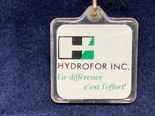 Vintage Keyring HYDROFOR Keychain LAC ETCHEMIN QUEBEC SAINT-FELICIEN  Porte-Clés na sprzedaż  Wysyłka do Poland