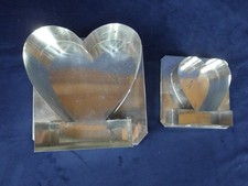 2 moldes de vela de coração pavio duplo estanho metal 8,25" e 5,25" comprar usado 2 moldes de vela de coração pavio duplo estanho metal 8,25" e 5,25" comprar usado  Enviando para Brazil