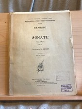 Ed. grieg sonate d'occasion  Rennes-