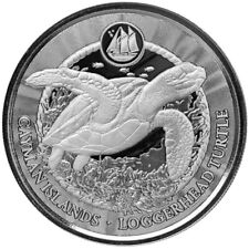 Cayman Islands: Loggerhead Turtle 1 oz Silver 2024 Prooflike na sprzedaż  PL