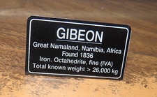Gibeon meteorite display for sale  Malone