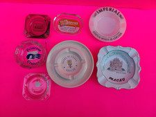 Lote de 7 cinzeiros de vidro pequenos vintage diferentes comprar usado  Enviando para Brazil