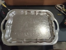 Vintage etched serving for sale  Chetek