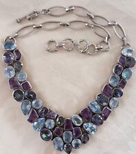 Collier edelsteine amethyst gebraucht kaufen  Rendsburg