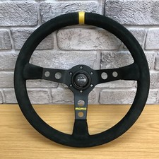 Volante de camurça genuíno Momo Mod 07 e botão de buzina. Excelente!  7D comprar usado  Enviando para Brazil