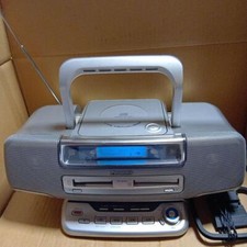Panasonic RX-MDX81 Radio Cassette CD MD FM Boombox Plateado Conector para Auriculares segunda mano  Embacar hacia Mexico