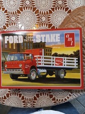 Usado, vintage AMT 1/25 FORD C-600 CAMINHÃO DE ESTACA DE CABINE INCLINADA COCA COLA comprar usado  Enviando para Brazil