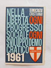 Tessera 1961 democrazia usato  Italia