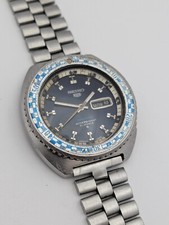 Seiko Rally Diver 6119-7173 Blue Dial 41mm 1972 Stainless Runs Well comprar usado  Enviando para Brazil
