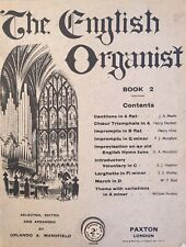 English organist book for sale  LOOE