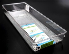 Organizador de gaveta The Container Store, plástico transparente resistente, sem BPA, 6 x 15 x 2 comprar usado  Enviando para Brazil
