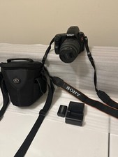 Câmera Digital SLR Sony Alpha SLT-A37 16.1MP 18-55mm Lente Estojo de Transporte e Bateria comprar usado  Enviando para Brazil