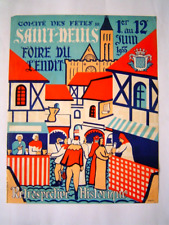 Affiche lithographie ancienne d'occasion  Toulon-