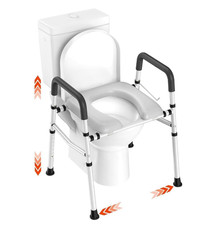 Assento sanitário WAYES elevado com alças | Altura ajustável | Capacidade de 400 lb comprar usado  Enviando para Brazil