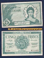 Algérie francs 1942 d'occasion  Lyon II