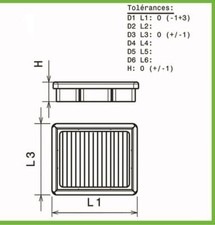 Filtre air green d'occasion  Berck
