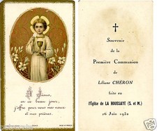 Image religieuse pieuse d'occasion Image religieuse pieuse d'occasion  Nancy-