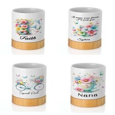 Personalised ceramic plant for sale  AYLESFORD
