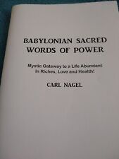 Babylonian sacred words for sale  WEYBRIDGE