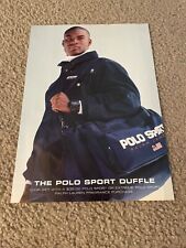 Vintage POLO SPORT RALPH LAUREN FRAGRÂNCIA FITNESS ESTAMPA DE COLÔNIA ANÚNCIO MODELO MASCULINO 98 comprar usado  Enviando para Brazil